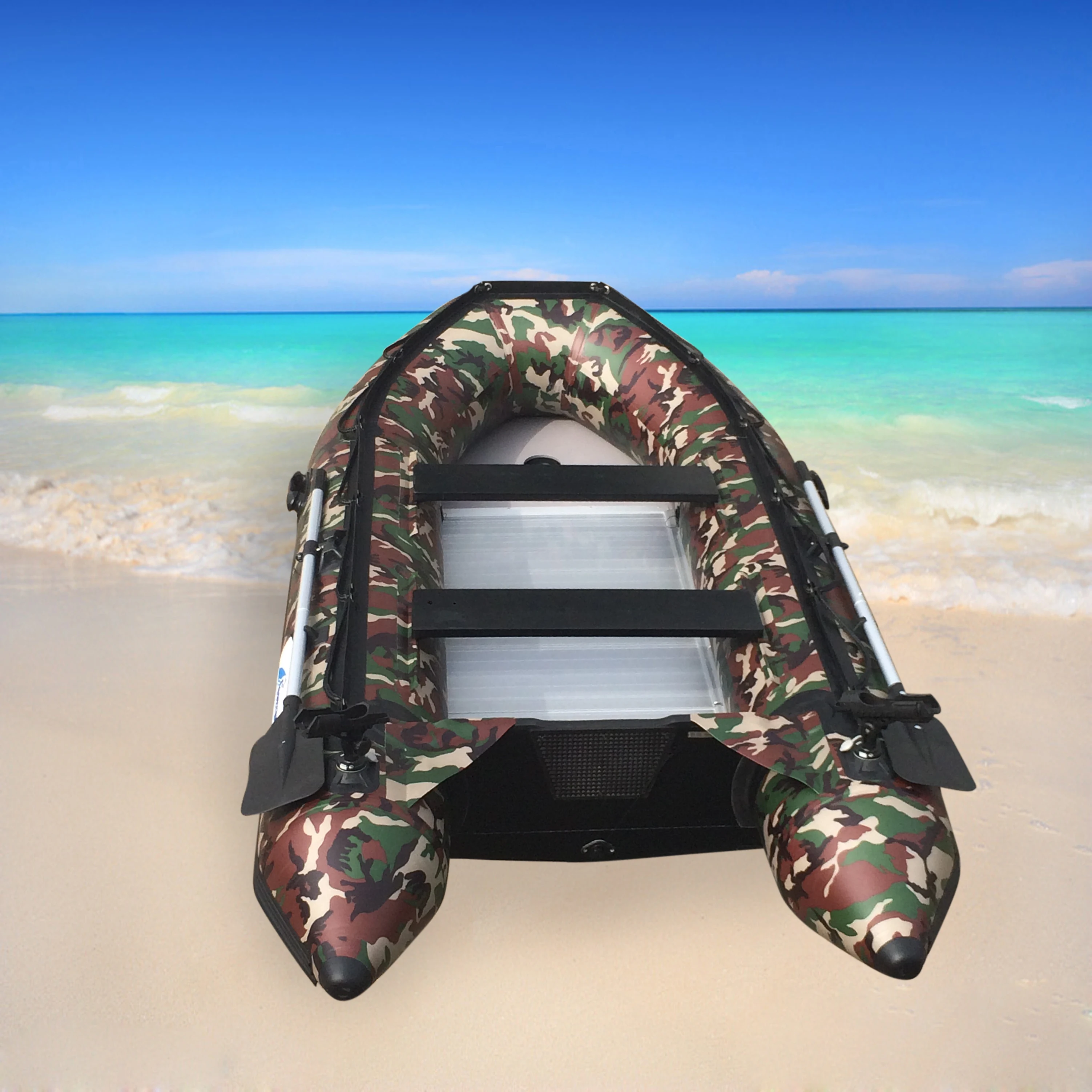 GTS 330 PVC Inflatable sport fishing boat camo small boats