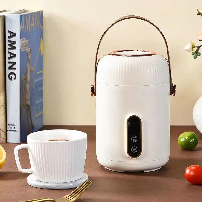 900ML Mini Portable Intelligent Small Electric Ceramic Stew Pot Rice Cookier Electric