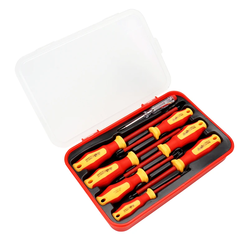 8Pcs 1000V Premium VDE Screwdrivers Set Electrician Tool Set Insulated Tools Set