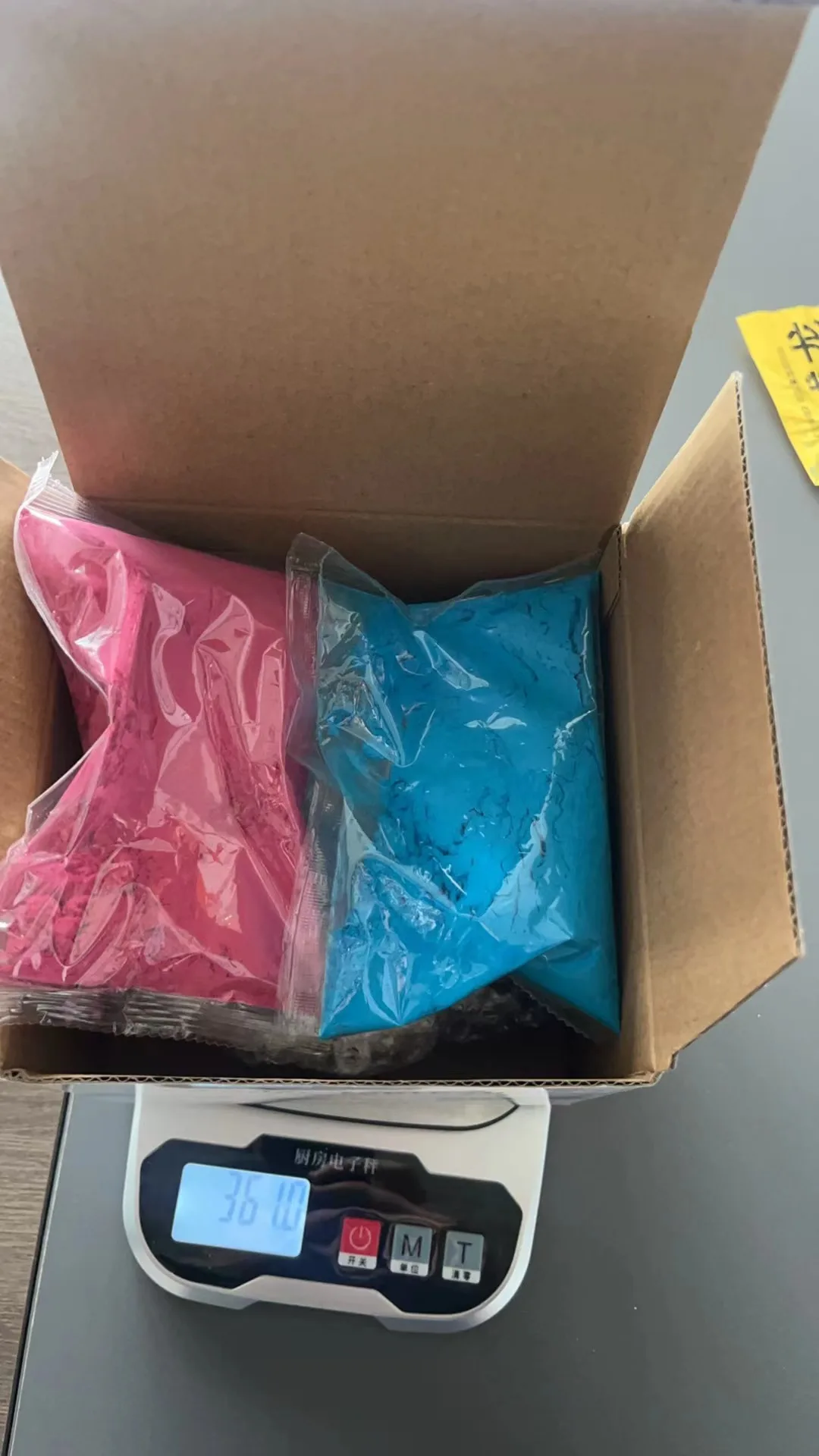 Wholesale gender reveals football powder  blue pink powder gender reveals party supplies Baby shower decoration