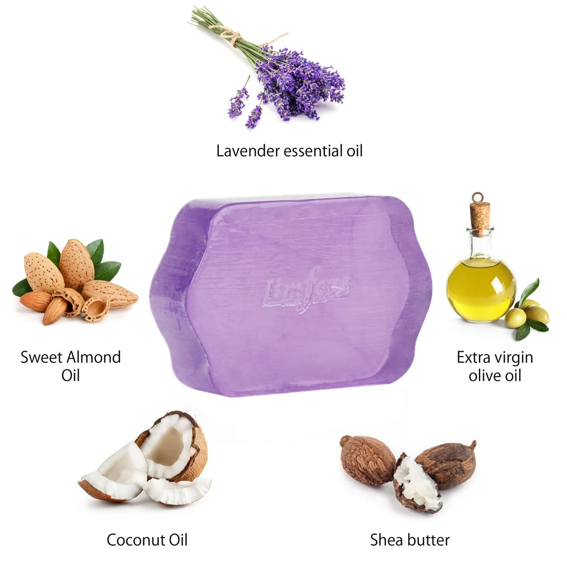 Very Popular High Quality Inexpensive Lavander Essential Oil Soap Baby Vegan Flower Scented Natural Flavors Face Bath Soap