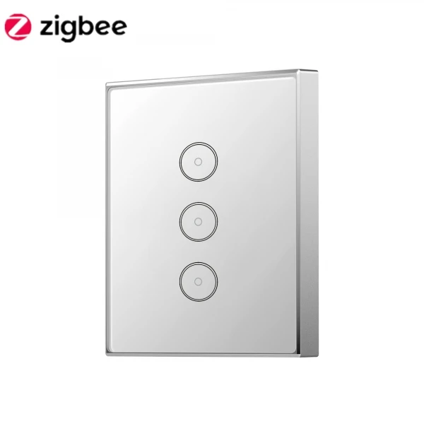 
Xenon WiFi/Zigbee Automation System 3 Gang EU Touch Screen Wall Smart Switch 