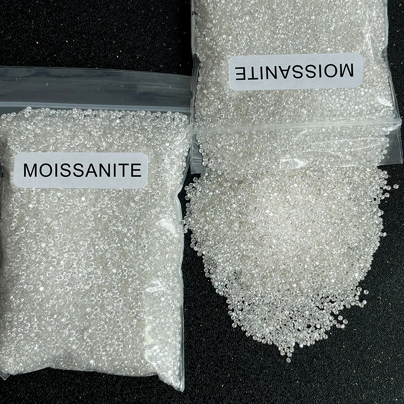 SICGEM Manufacturer Wholesale Price 0.7mm-2.9mm Mini Small Size Melee Moissanite Gemstones for Moissanite Jewelry Making