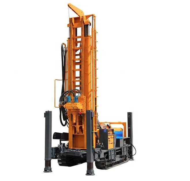 2024 Best Selling Max Depth 680m Crawer Mounted Hydraulic Water Well Drilling Rig Machine in stock