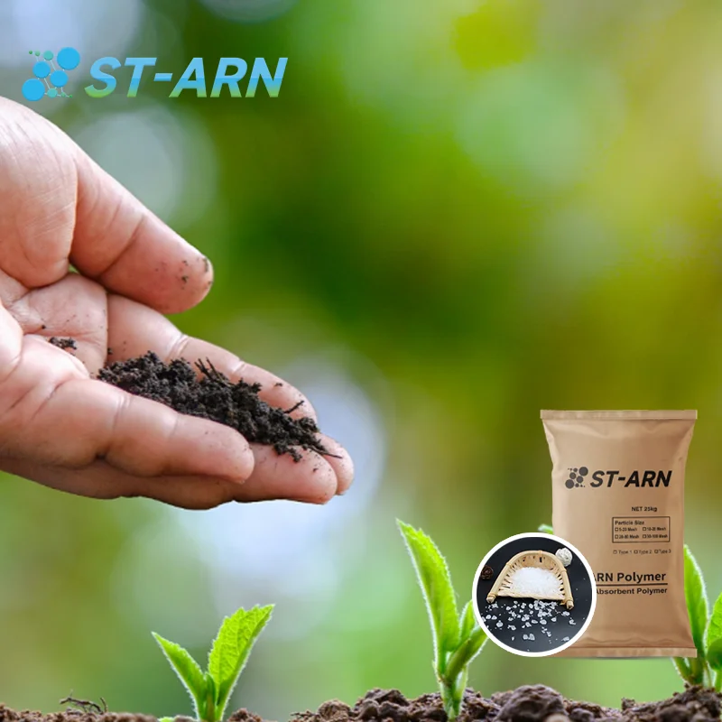 Chemical Soil Stabilizer Water Super Absorbent Polymer Solid Rain for Agriculture Powder