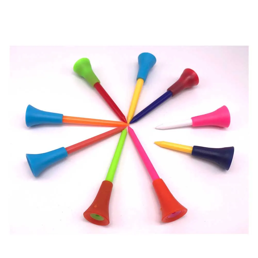 
Plastic Golf Tees Durable Rubber Cushion Top Golf Tee 
