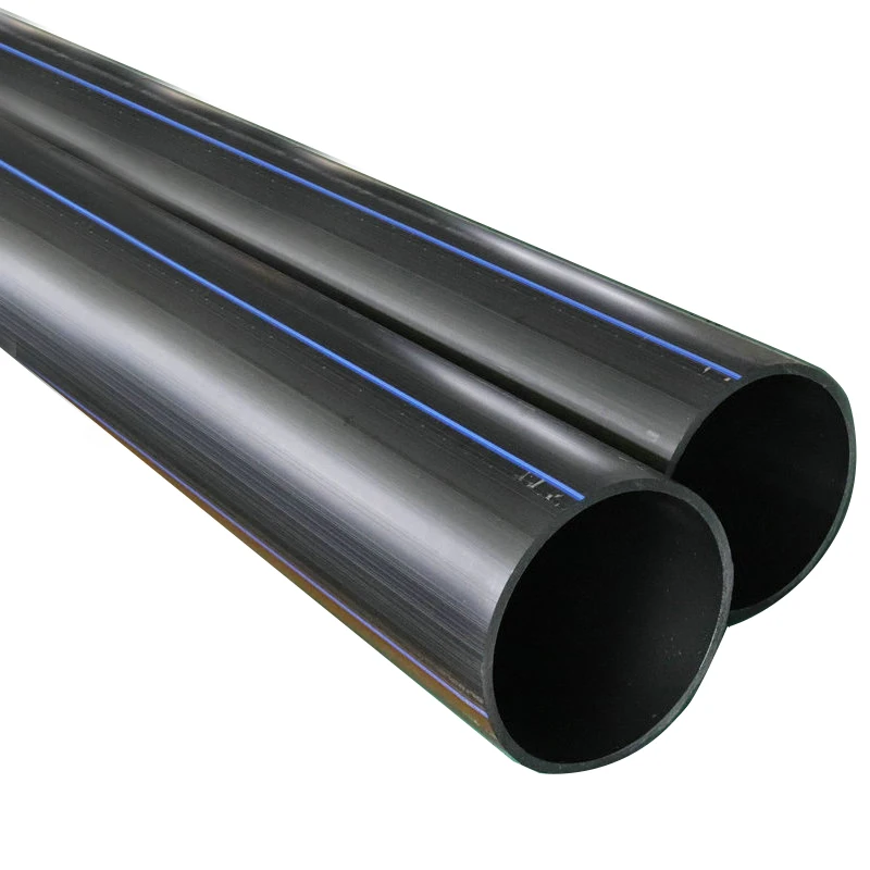 PE100 Water Supply Pipe Plastic Water Pipe Black Hdpe Irrigation Drainage Pipe