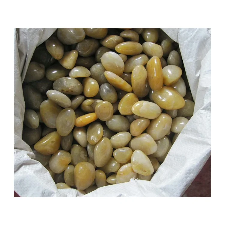 Gravel Pebble Crushed River Pebble Nature Color Stone Glowing Pebbles For Decoration Rounded Stone Cobble Stone Cailloutis Scree