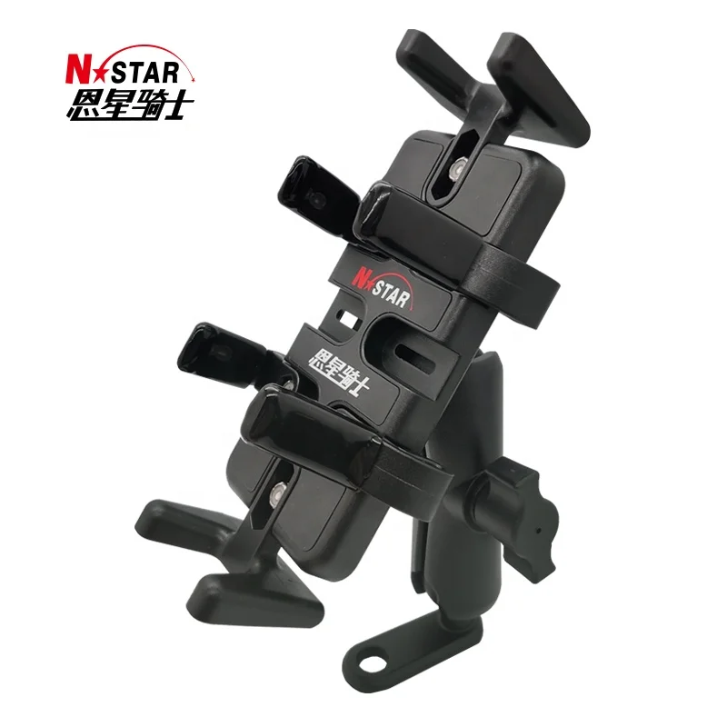 High quality 4.7-6.3 inch motorcycle mobile phone holder easy installation