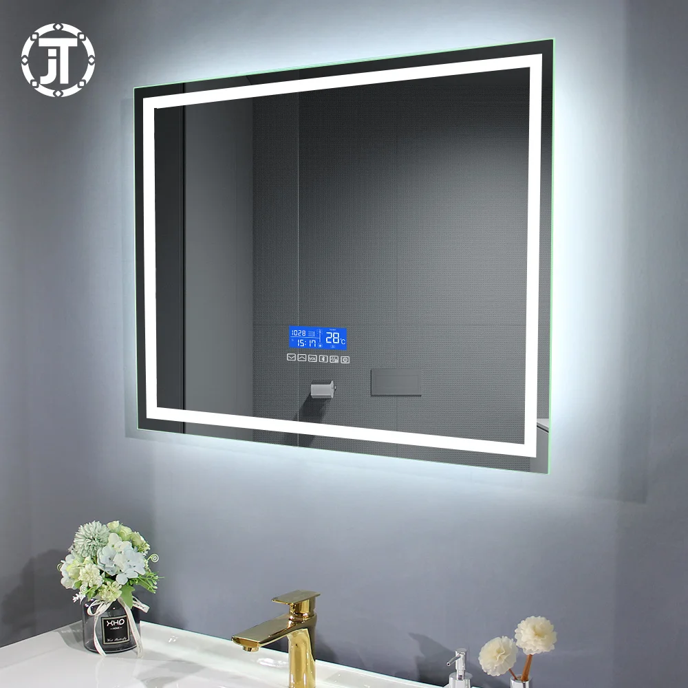 Wholesale LED Smart Bathroom Mirror with Bluetooth speaker Good Quality Smart Touch Screen