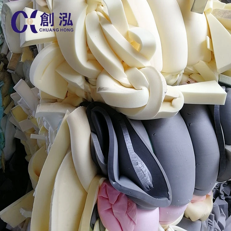 Foam parings pu film scrap foam scrap without fabric