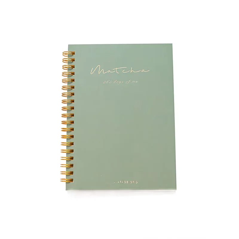 Wholesale custom a5 spiral notebook logo brand cheap price kraft paper custom school notebooks for student