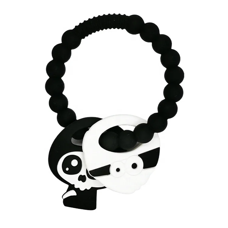 New bpa free organic baby teethers custom silicone baby rattles and teethers toy