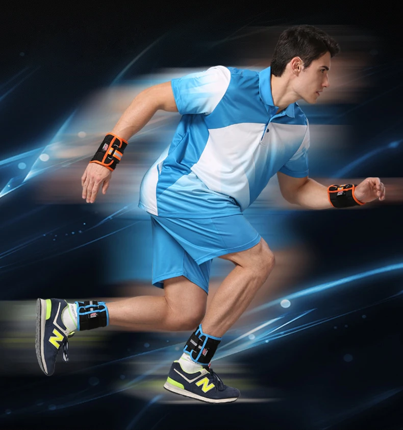 Hot Sale Running Sports Foot Ankle Bearing Equipment 1KG Detachable Load-bearing Foot Binding Sandbag