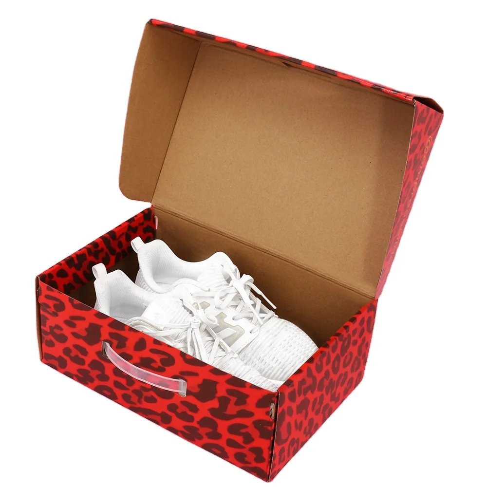 Custom Luxury Shoebox Packaging Corrugated Printing Paper Sneaker Shoe Box designed Private Label Shoes Box