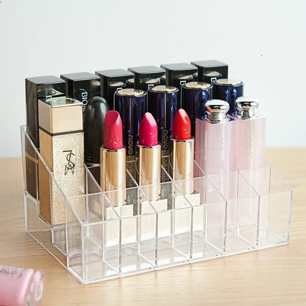 
Top class clear acrylic lipstick display 
