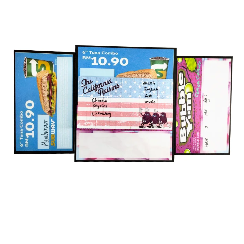
custom notepad memo pad sticky notes many bases design 