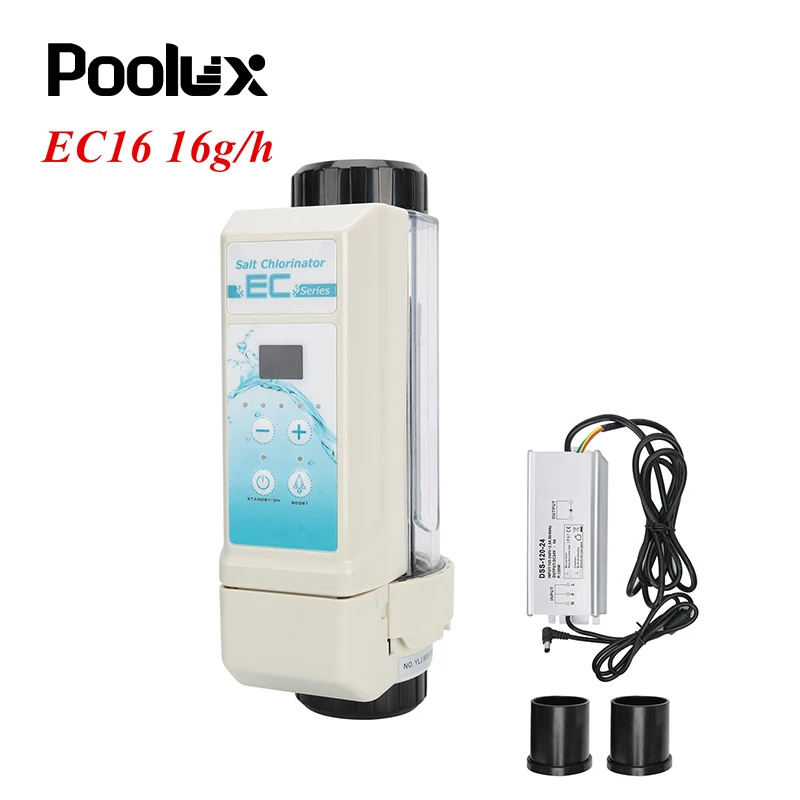2024 Poolux High Quality Swimming Pool Disinfection System Salt Chlorine Generator Cell Salt Chlorinator Pool Accessories