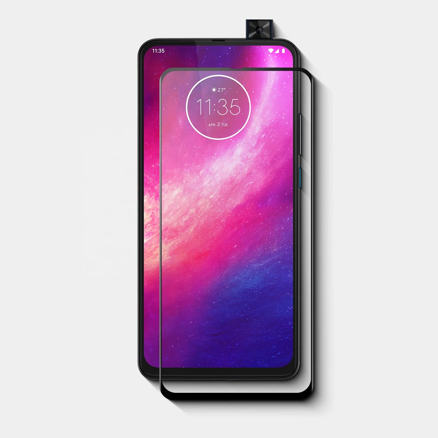 2.5D Защитная пленка для экрана из закаленного стекла для Motorola One Hyper покрытие экрана взрывозащищенное стекло для защиты экрана