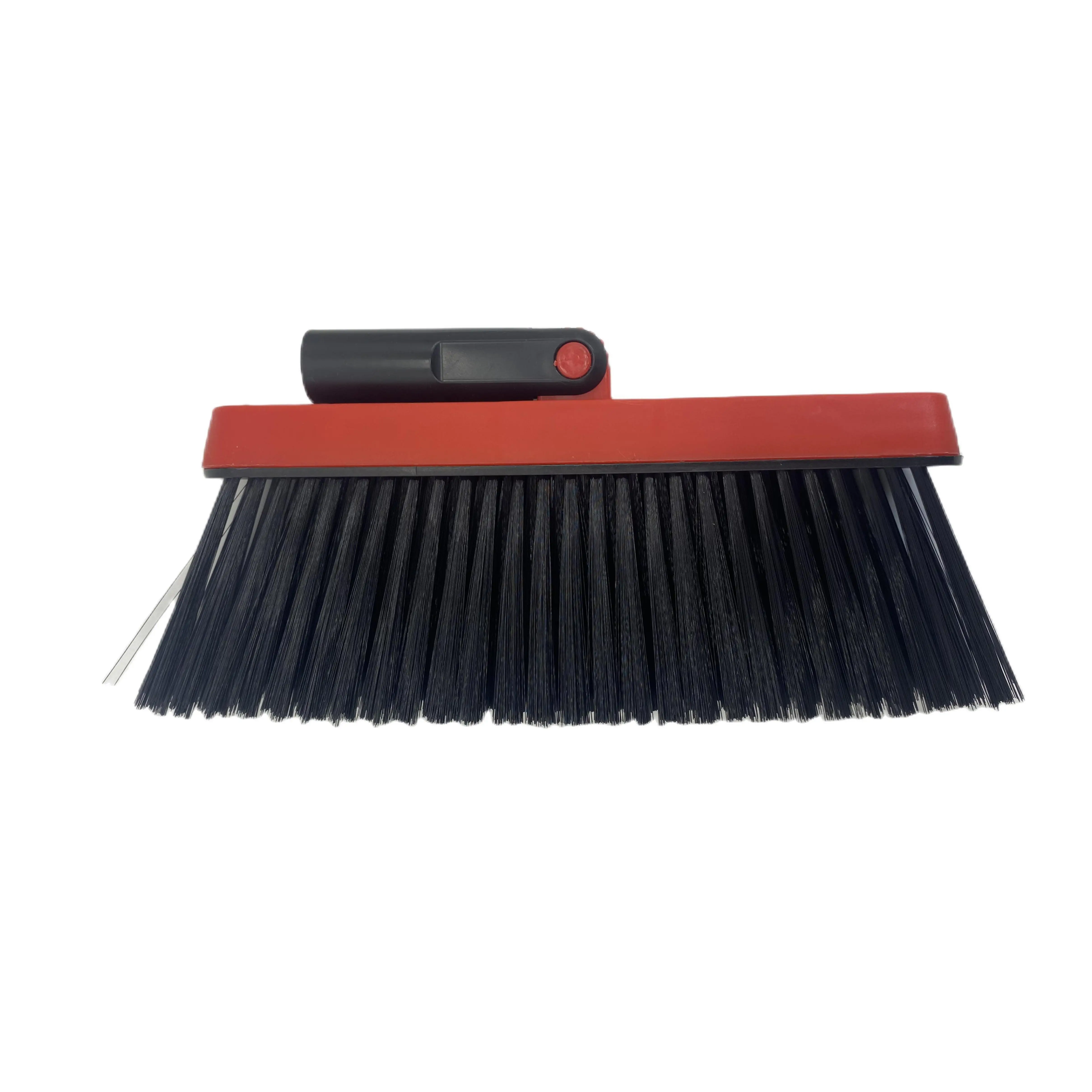 Manufacturer Durable Material 3 In 1 Sweeping Tooth Metal Plastic Broom and Dustpan Set
