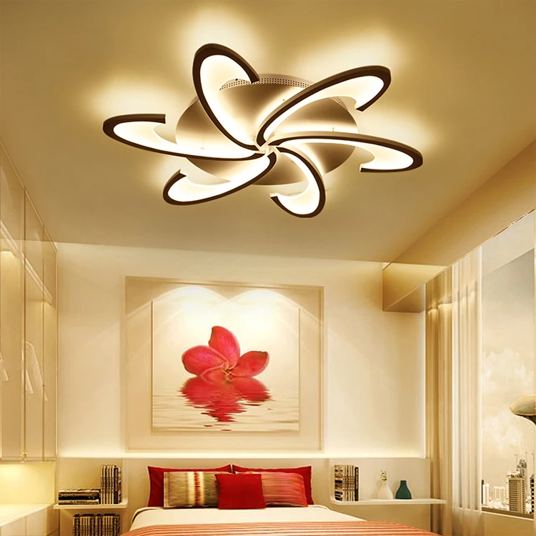 Modern Indoor Lighting Home Decoration Iron Acrylic Ceiling Lamp 30w 60w 120w 150w Luxury Led Ceiling Light