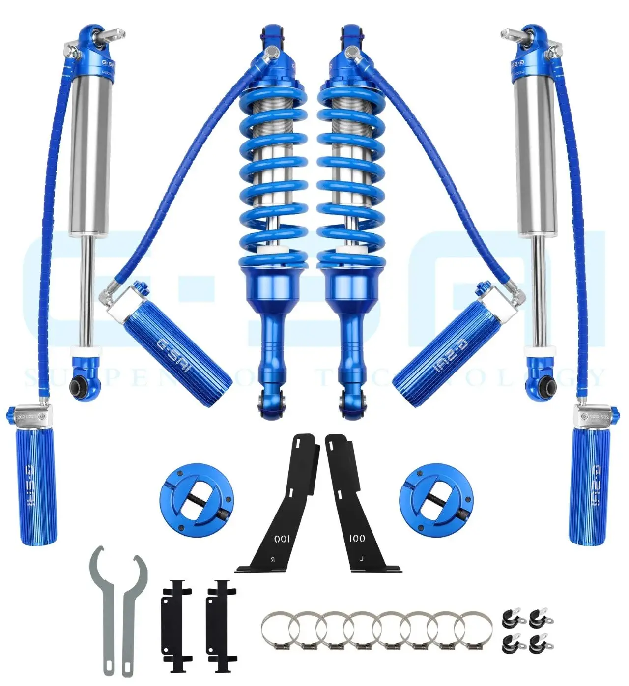 G-SAI New Shock Absorbers for 2022 2.0T Gas 4WD Comfort 7-Seat Power Adjustable Software Tuned Shock Absorbers