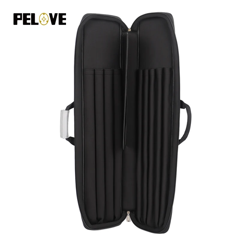 Factory wholesale custom professional model, With front pocket can hold billiard accessories, soft pool cue case