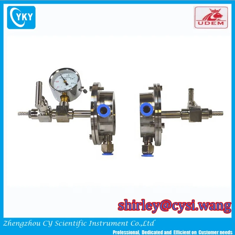 Water Cooled Vacuum Flange for Quartz Tube Furnace quick clamping flange
