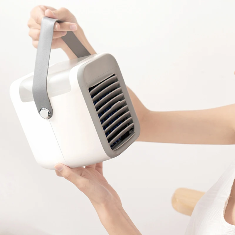 Bestseller hand-held air cooler USB desktop fan Portable household rechargeable  mini air conditioner with water tank