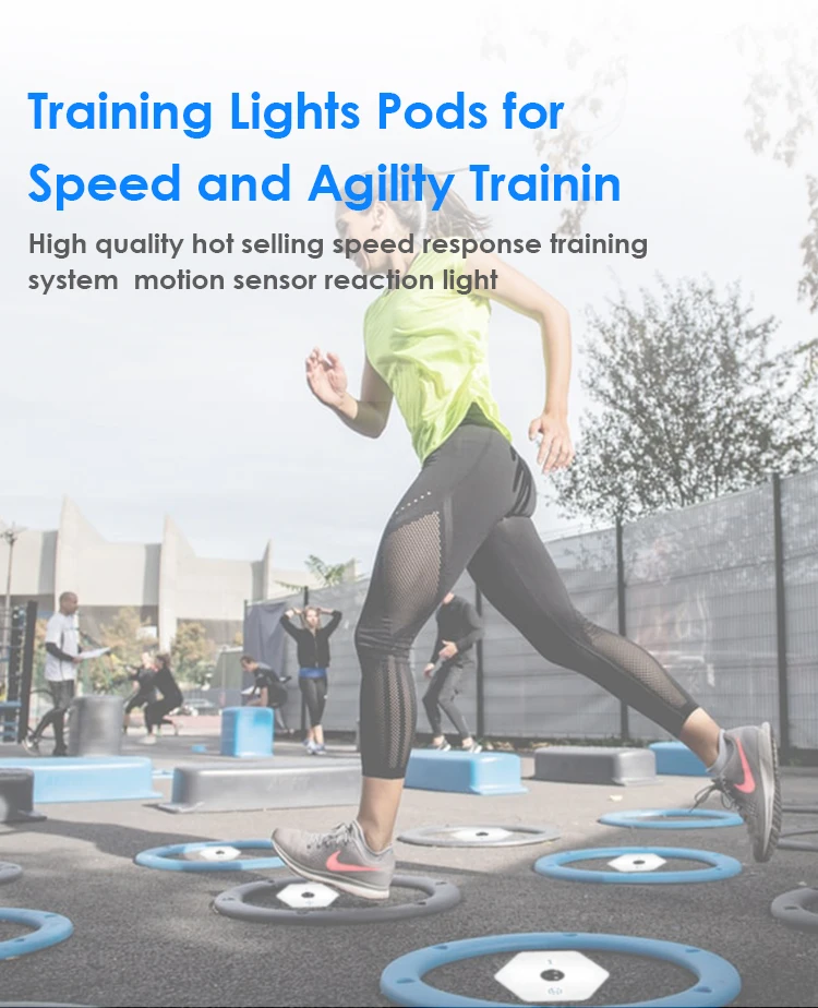 Fitness Touch Light Agile Training Reaction Light Lamp Set/Reaction Light Lamp With Mobile APP Connected