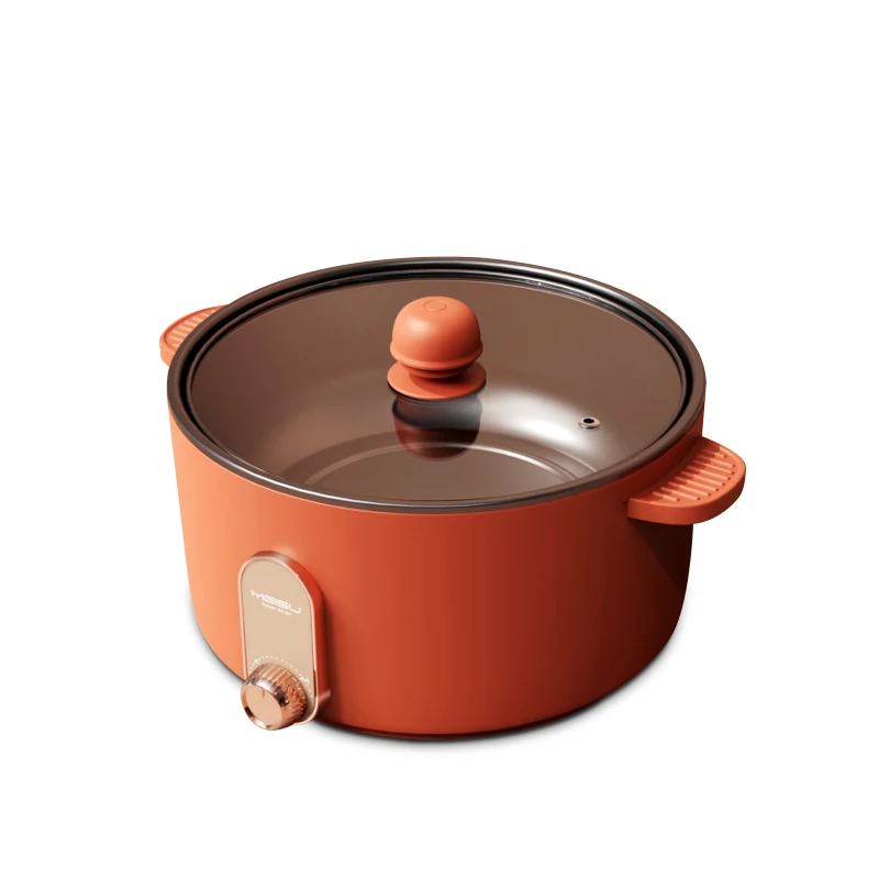 ZHONG SHAN MADE IN Chian appliance 3.0L Cooker Non-Stick Hotpot And  Electric Grill Pizza Pan Multifunction Electric Skillet