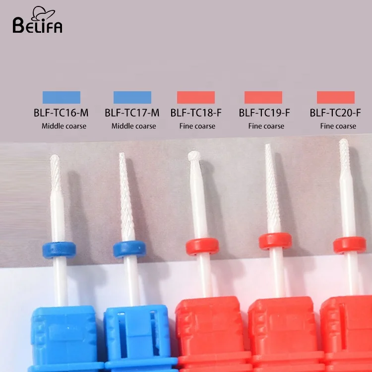 High quality manicure pedicure polishing grinding head professional cuticle rotary electric file ceramic nail drill bits holder