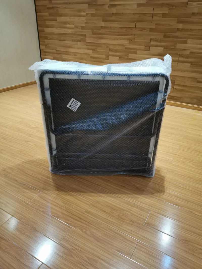 Folding Portable Single Folding Metal Bed and Mattress