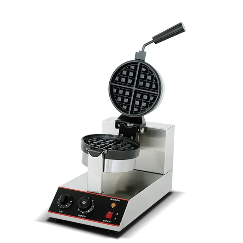 Factory Wholesale Snack Wafer Making Machine Single Head Electric Nonstick Regular Ice Cream Waffle