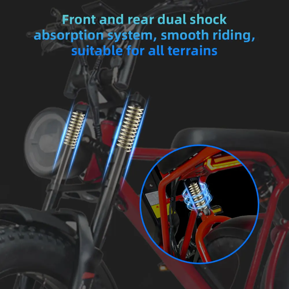 Hot Selling U.S. Warehouse Stock Long Distance Electric Bike Wholesale Adult Comfortable Riding Bike High Power Electric Bicycle