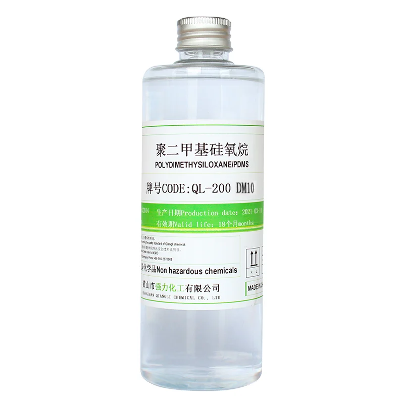 Factory direct supply Sunflow oil pdms polydimethylsiloxan  silicone oil 10CPS raw chemicals  for release agent materials