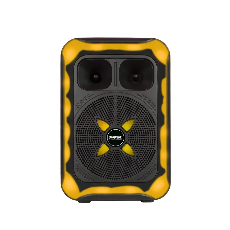 Trolley speaker professional audio video stage lights dj cd player nexus  battery pa speaker LED colorful light