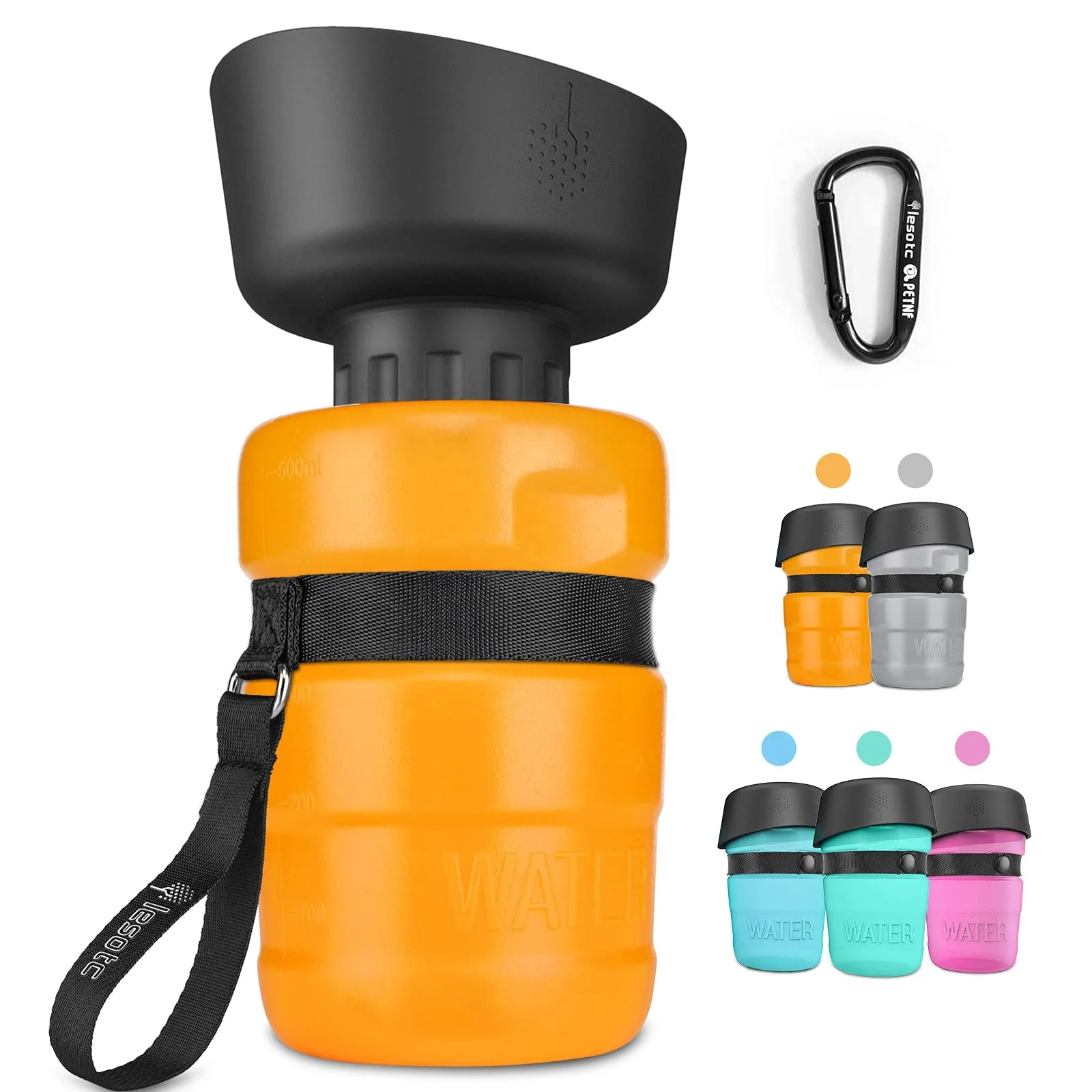 Amazon Top Seller New Design Outdoor Animal Feeding Drinking Cup Bowl Dog Travel Portable Pet Water Bottle for Dogs