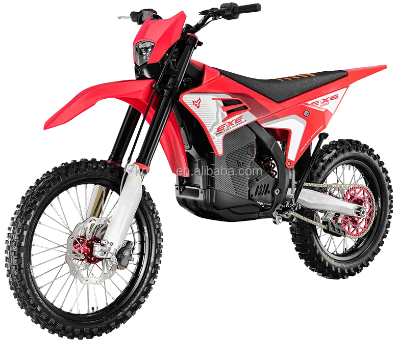 Red Edition Arctic Leopard Cheetah EXE880 37KW 90V 75AH 78MPH 51HP Electric Dirt Bike Racing Motocross High Speed E Motorbike