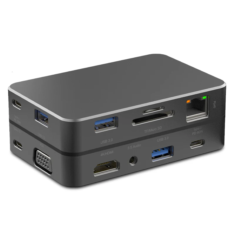 Yeahail Type C Charging Sound Card Sd Reader Satechi Power Port Laptop To Ethernet Adapter With Usb Hub