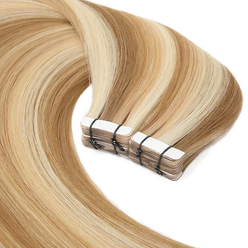 Wholesale Price High Quality Tape Hair Extensions Cuticle Injected Tape In Human Hair
