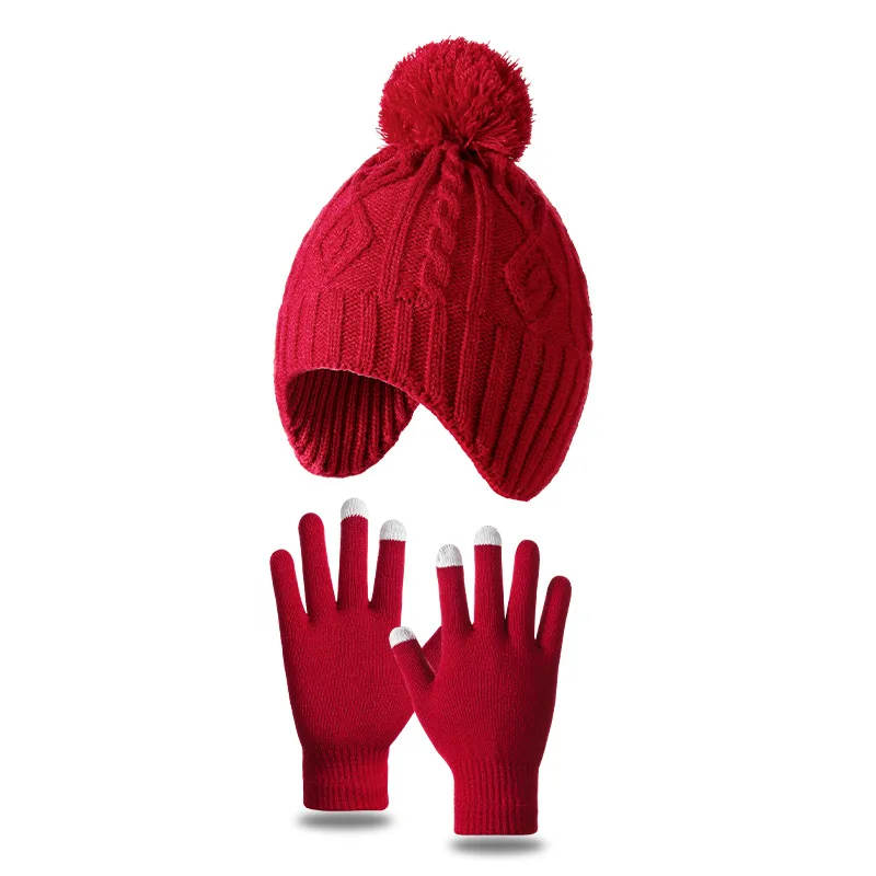 Женский зимний комплект из шарфа