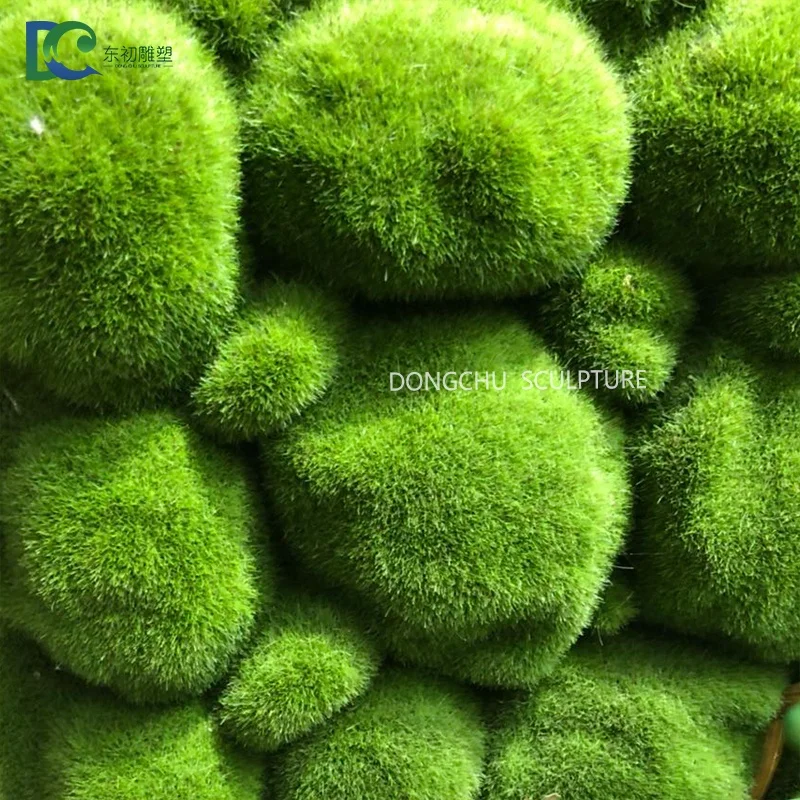 Artificial moss mat for garden/hotel/park ground decoration moss topiary