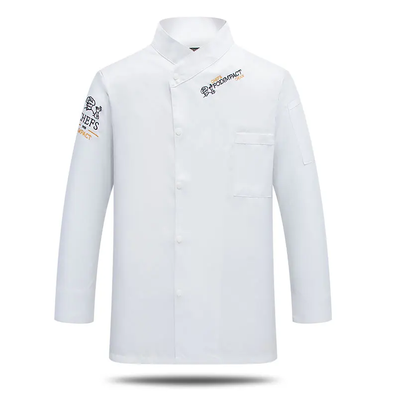 
Catering/Hotel/Restaurant/Kitchen Work Clothes Long Sleeve Customization Chef Clothes 