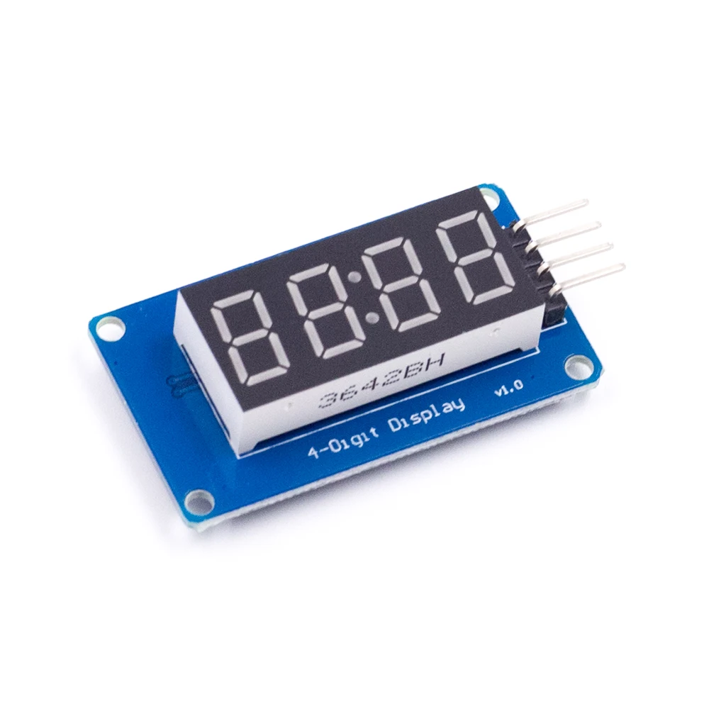 TM1637 LED Display Module 7 Segment 4 Bits 0.36Inch Clock RED Anode Digital Tube Serial Driver Board
