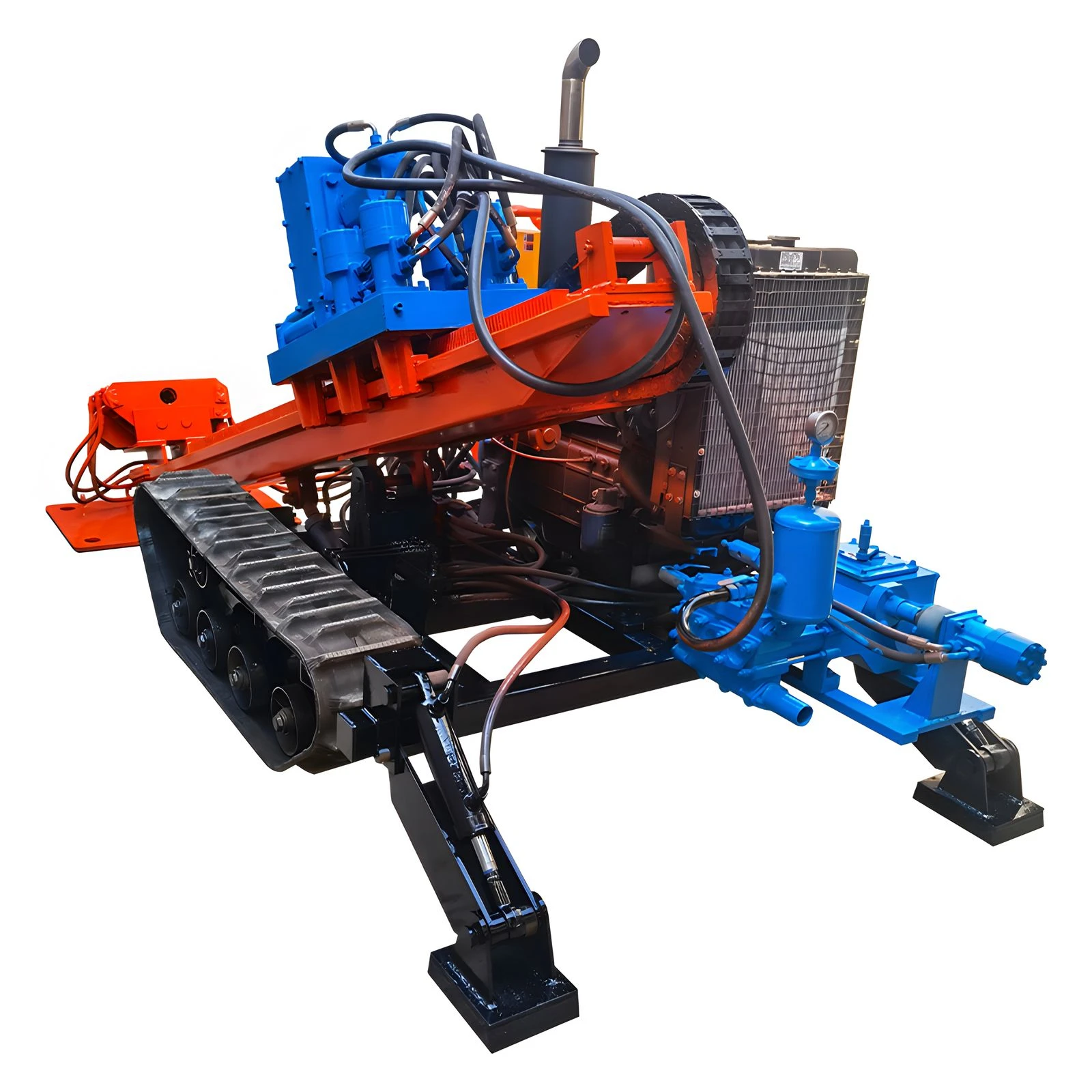 Professional Full Hydraulic 1000m/700m/500m Core Drilling Rig Drilling Rig For Mining