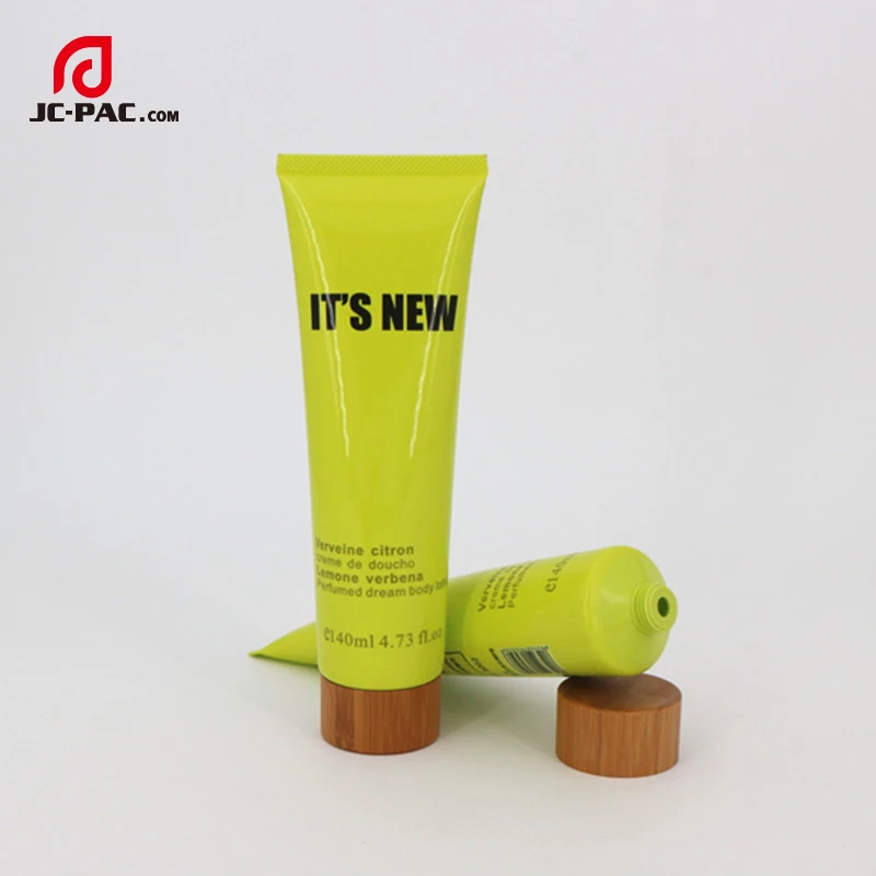 
Bamboo Cap For Plastic Soft Tube Packaging 150g Wooden Lid For 150ml Plastic Tube 