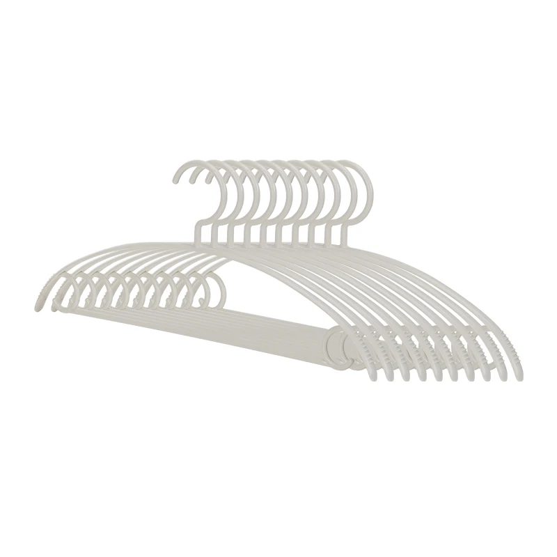 Дуговая дизайнерская вешалка, нескользящая вешалка для пальто из полипропилена с крючками с обеих сторон
