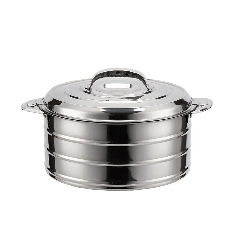 Stainless Steel Food Warmer Pot Casserole Food Storage Casserole Food Warmer Set For Kitchen