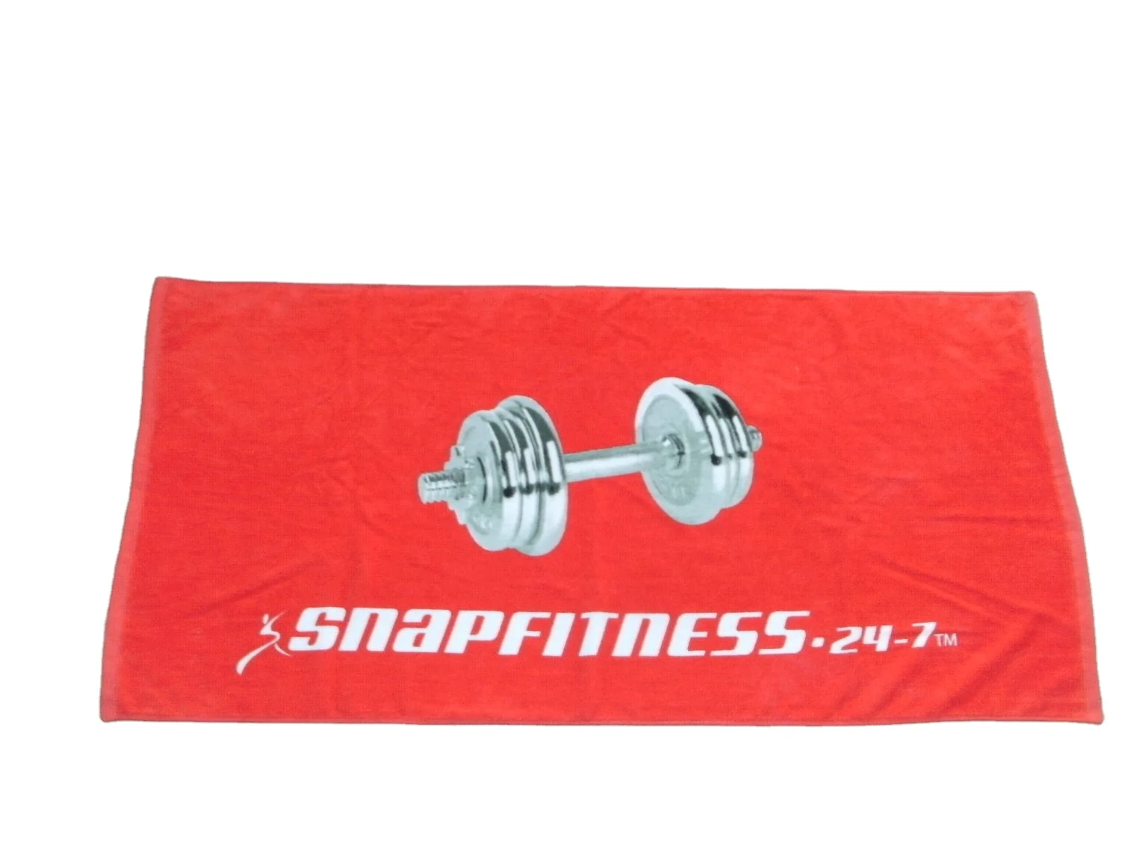 Custom Printing Logo Fitness Towel For Adult 100% Cotton  Printed Sport Gym Towel